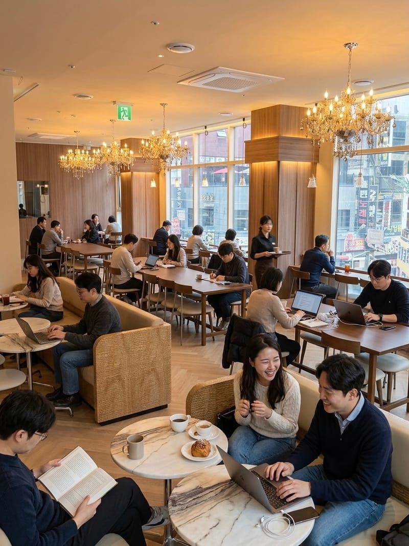 [서울 영등포구] 데이티크커피 산타모니카점 시그니처 커피와 소금빵 맛집